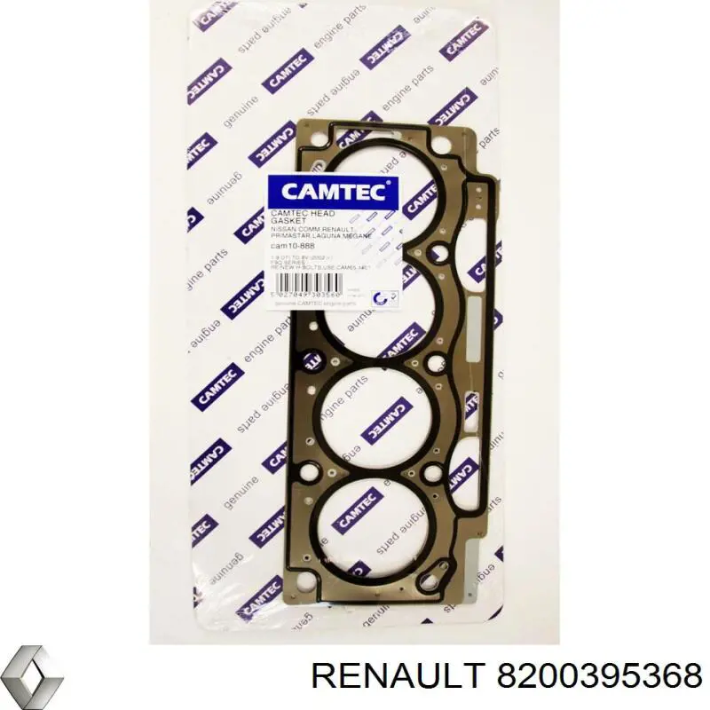 Прокладка ГБЦ Renault (RVI) 8200395368 ціна, від 26.38 USD