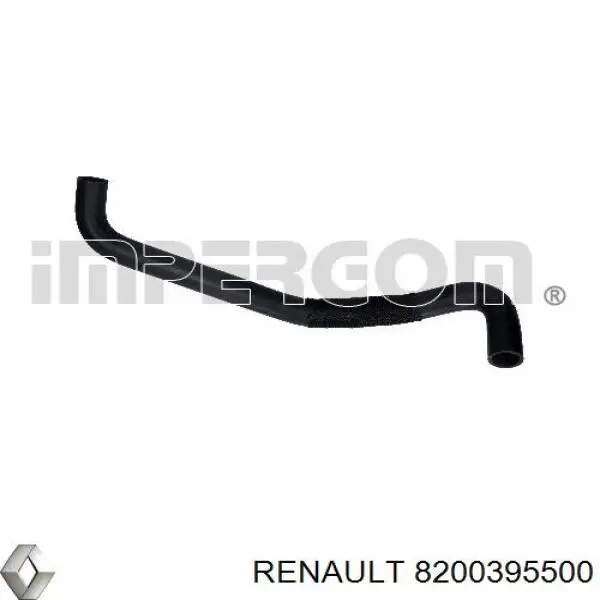 Купити 8200395500 Renault (RVI) Шланг/патрубок радіатора охолодження, нижній