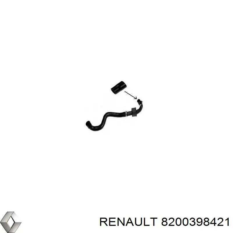 Купити 8200398421 Renault (RVI) Патрубок повітряний
