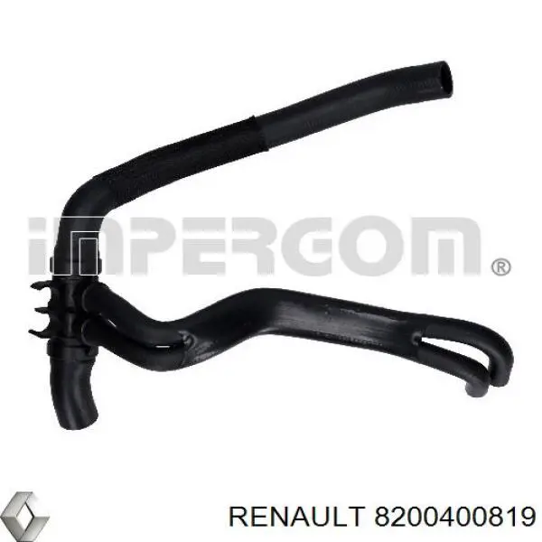 8200400819 Renault (RVI) шланг/патрубок радіатора охолодження, нижній