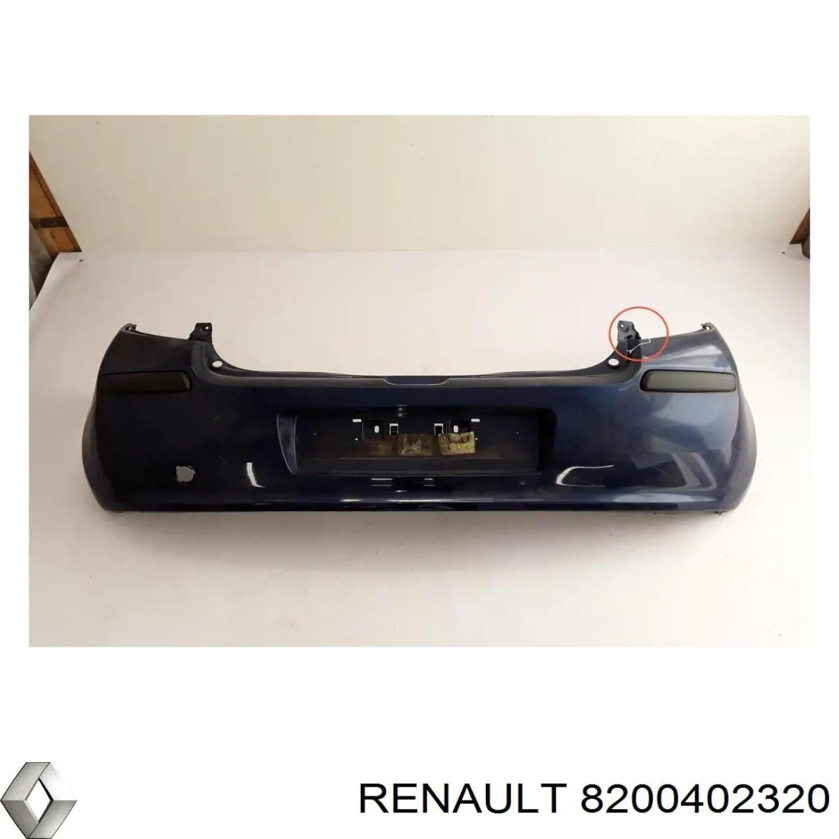 Кожух бампера заднього Renault (RVI) 8200402320 ціна, від 68.72 USD