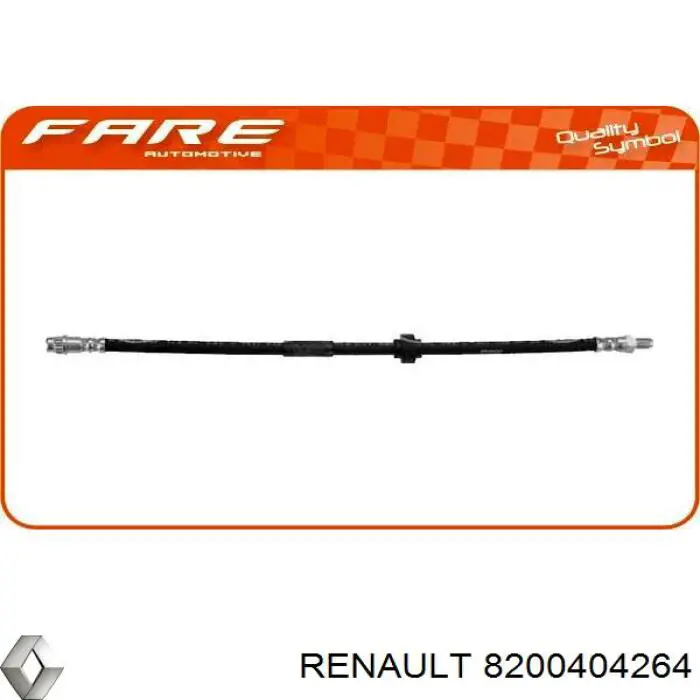Шланг гальмівний передній Renault (RVI) 8200404264 ціна, від 6.49 USD