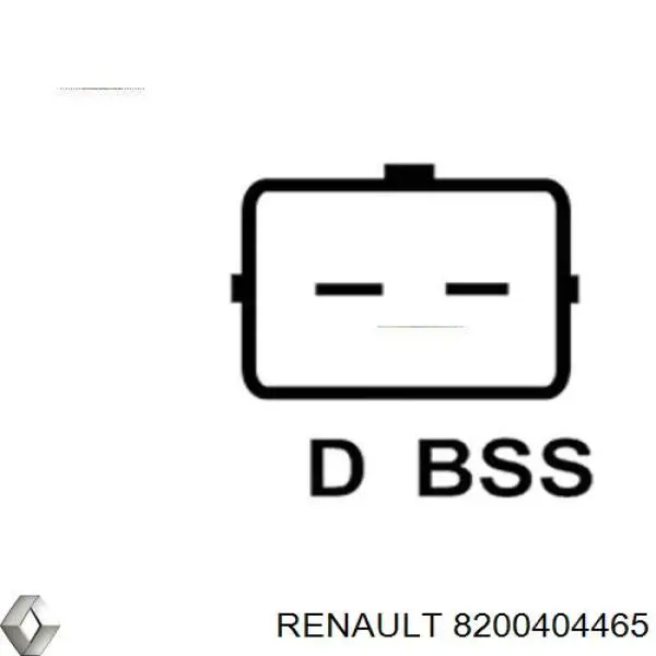 8200404465 Renault (RVI) генератор