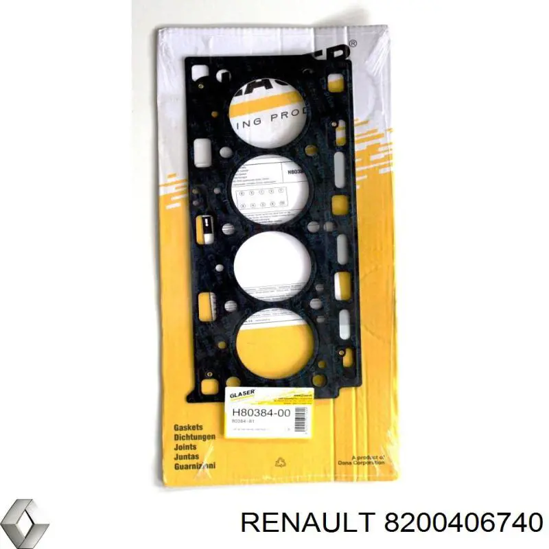 Купити 8200406740 Renault (RVI) Прокладка ГБЦ