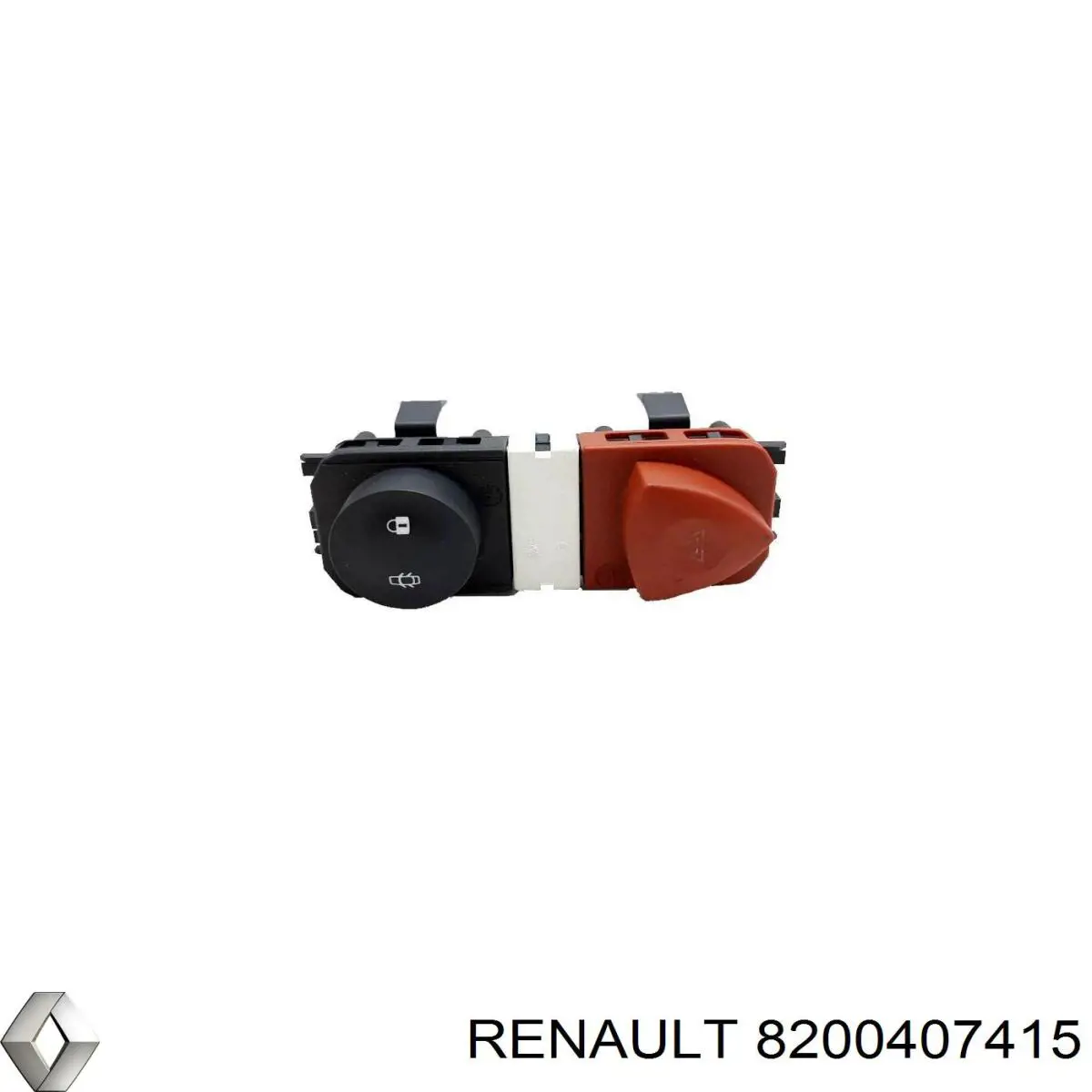 Кнопка включення аварійної сигналізації Renault (RVI) 8200407415 ціна, від 5.64 USD