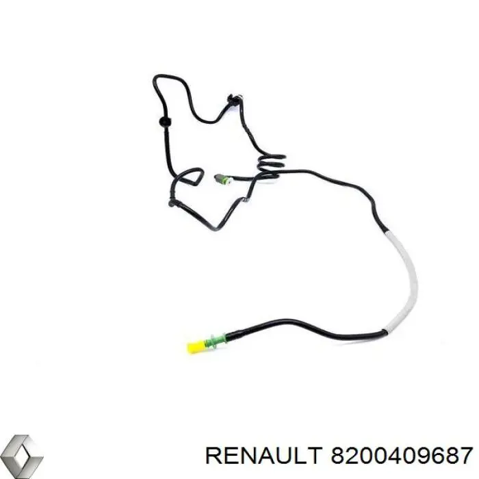 Трубка паливна, зворотня від форсунок Renault (RVI) 8200409687 ціна, від 35.38 USD