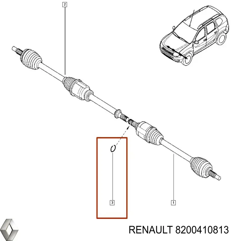 Купити 8200410813 Renault (RVI) 