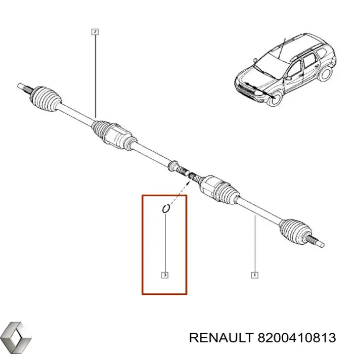  Renault (RVI) 8200410813 ціна, від 11.16 USD