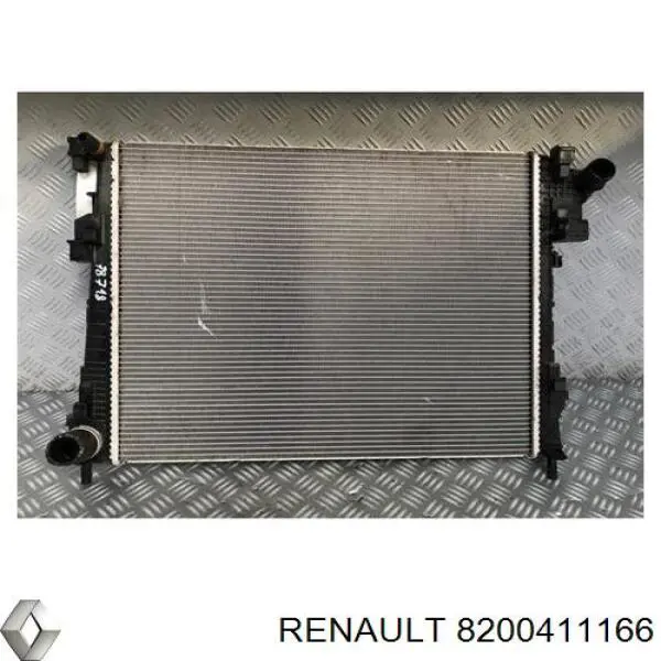 8200411166 Renault (RVI) радіатор охолодження двигуна