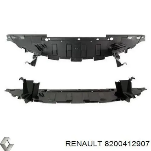 Кенгурятник Renault (RVI) 8200412907 ціна, від 37.21 USD