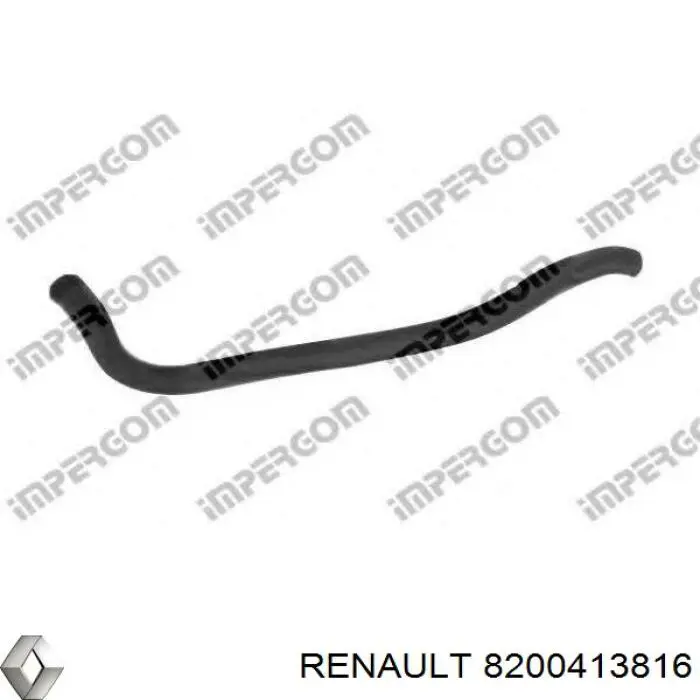Купити 8200413816 Renault (RVI) Шланг/патрубок радіатора охолодження, верхній