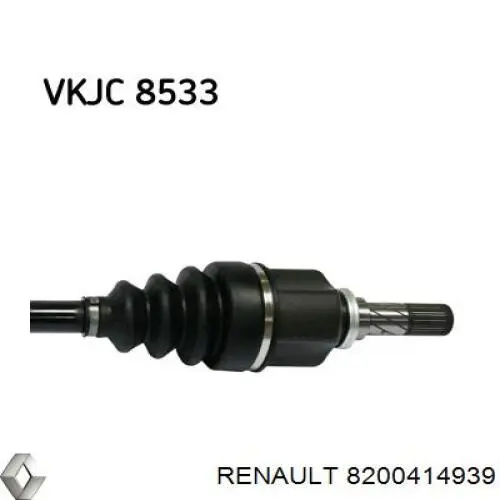 Купити 8200414939 Renault (RVI) Ліва піввісь