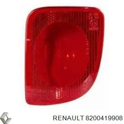 8200419908 Renault (RVI) фара протитуманна задня, права