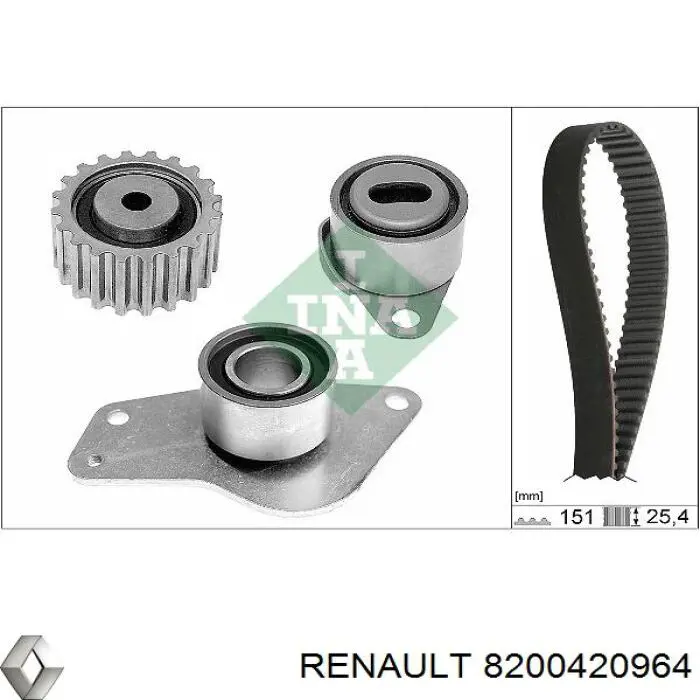 8200420964 Renault (RVI) ролик ременя грм, паразитний