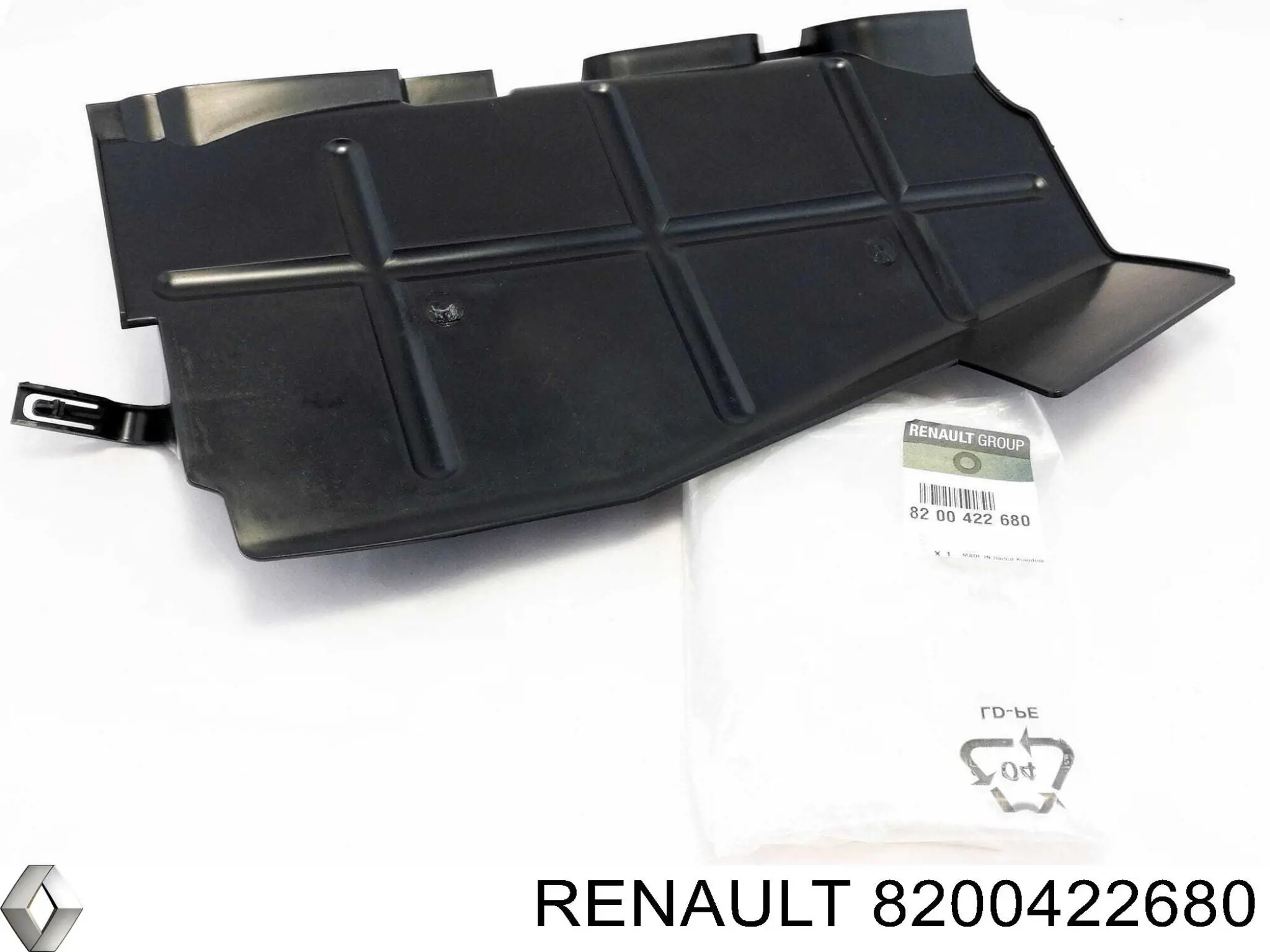 Повітропровід (дефлектор) радіатора, правий Renault (RVI) 8200422680 ціна, від 14.47 USD