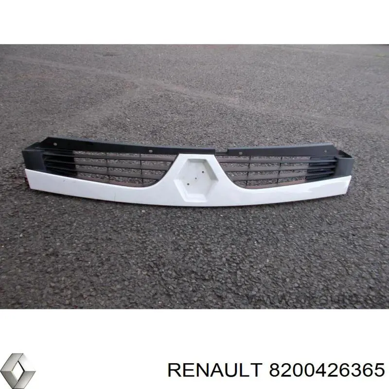 Накладка решетки радиатора (плас) на Renault Master II 