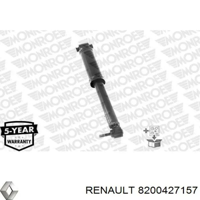 Амортизатор задній Renault (RVI) 8200427157 ціна, від 32.95 USD