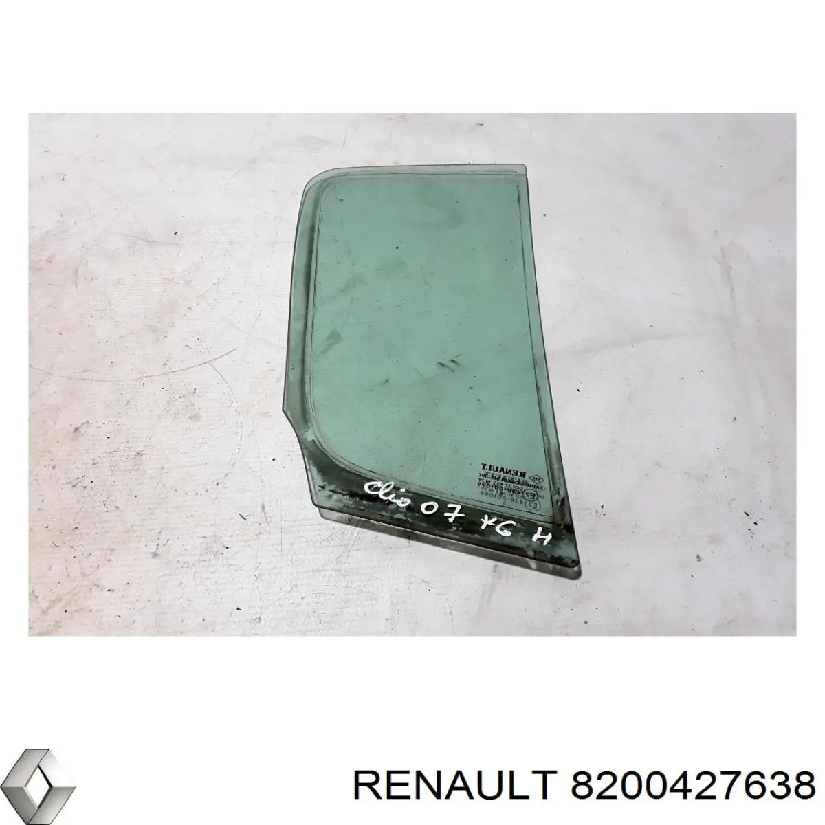 Скло-кватирка двері, задній, лівою Renault (RVI) 8200427638 ціна, від 15.56 USD
