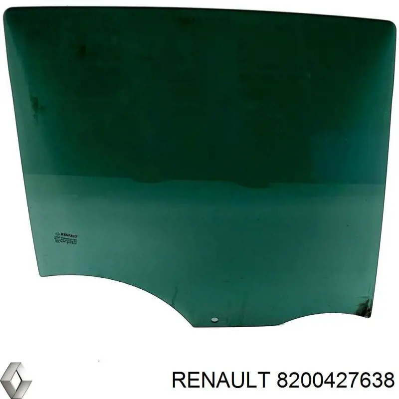 Скло-кватирка двері, задній, лівою 8200427638 Renault (RVI)