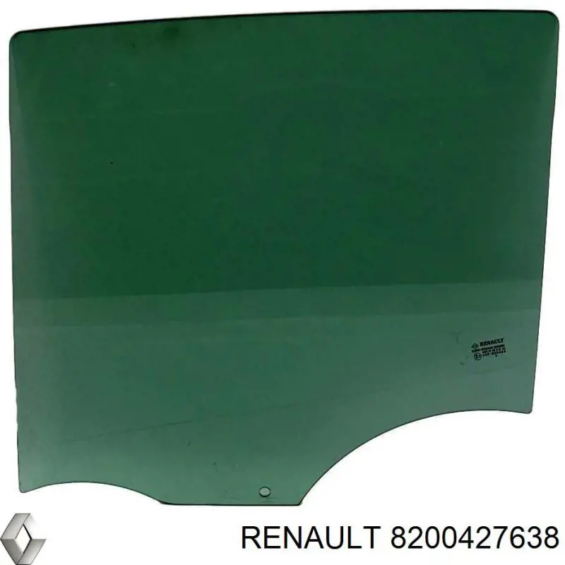 Купити 8200427638 Renault (RVI) Скло-кватирка двері, задньої, лівої