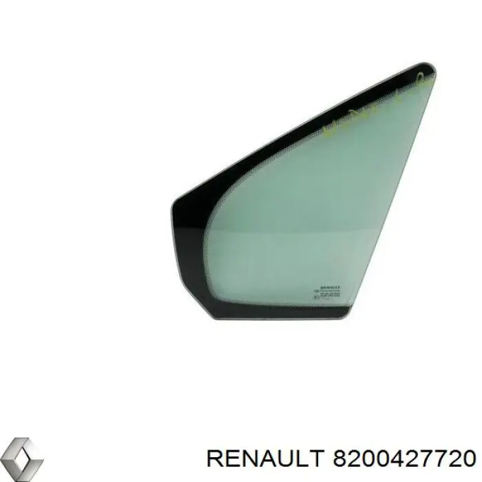 Скло заднє ліве Renault (RVI) 8200427720