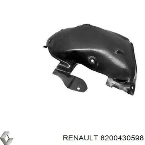 Підкрилок переднього крила, лівий передній Renault (RVI) 8200430598 ціна, від 14.14 USD
