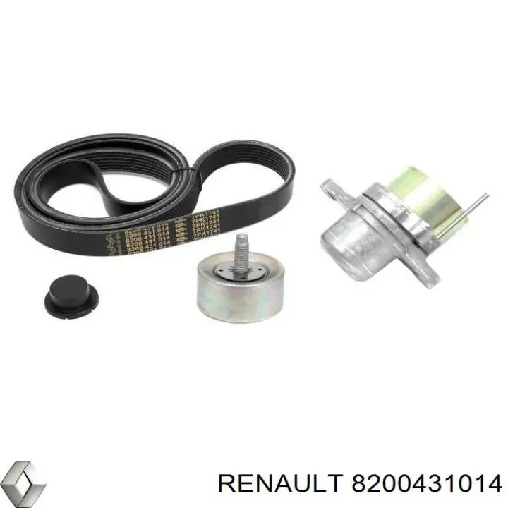 Клиновий ремінь Renault (RVI) 8200431014 ціна, від 18.60 USD