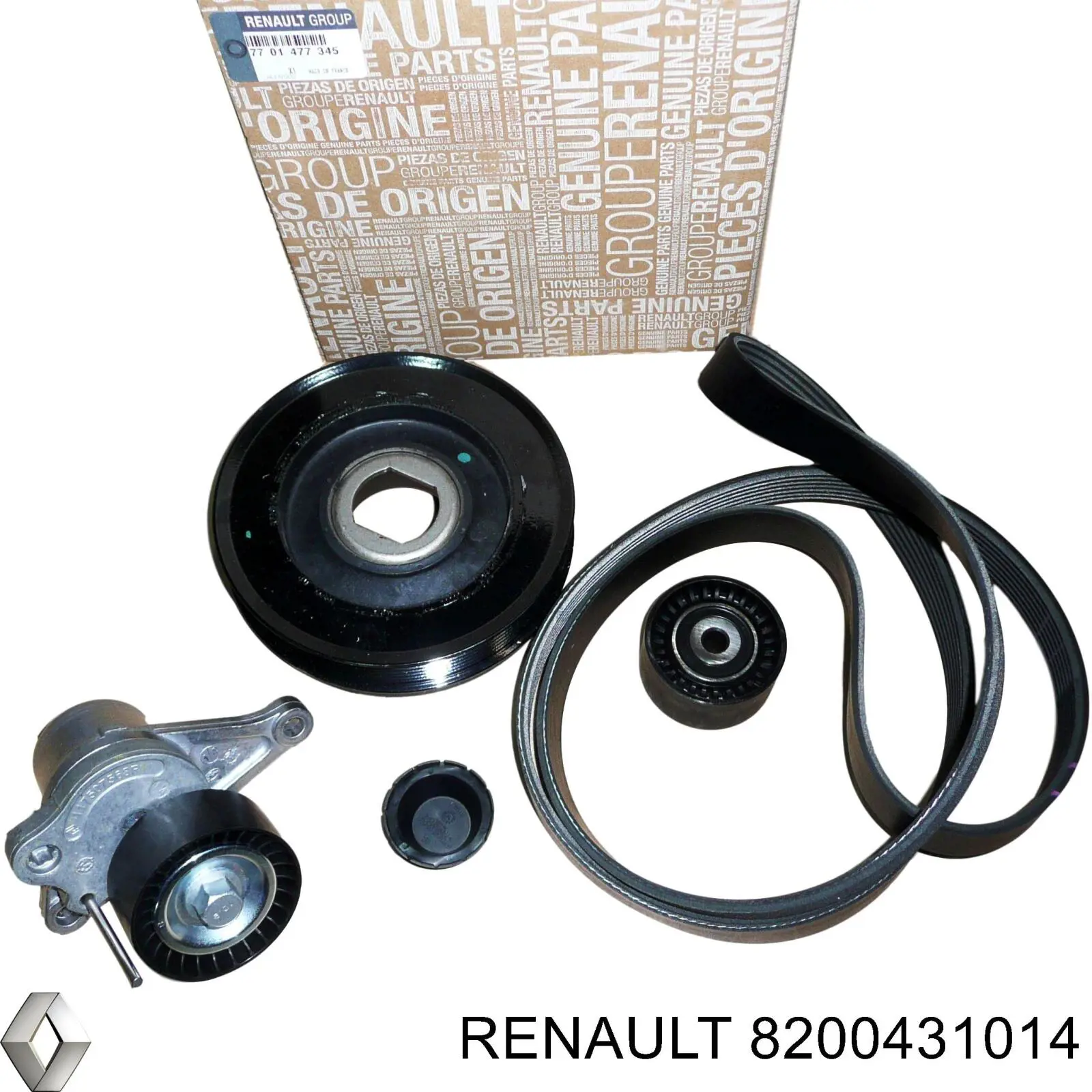 8200431014 Renault (RVI) ремінь приводний, агрегатів