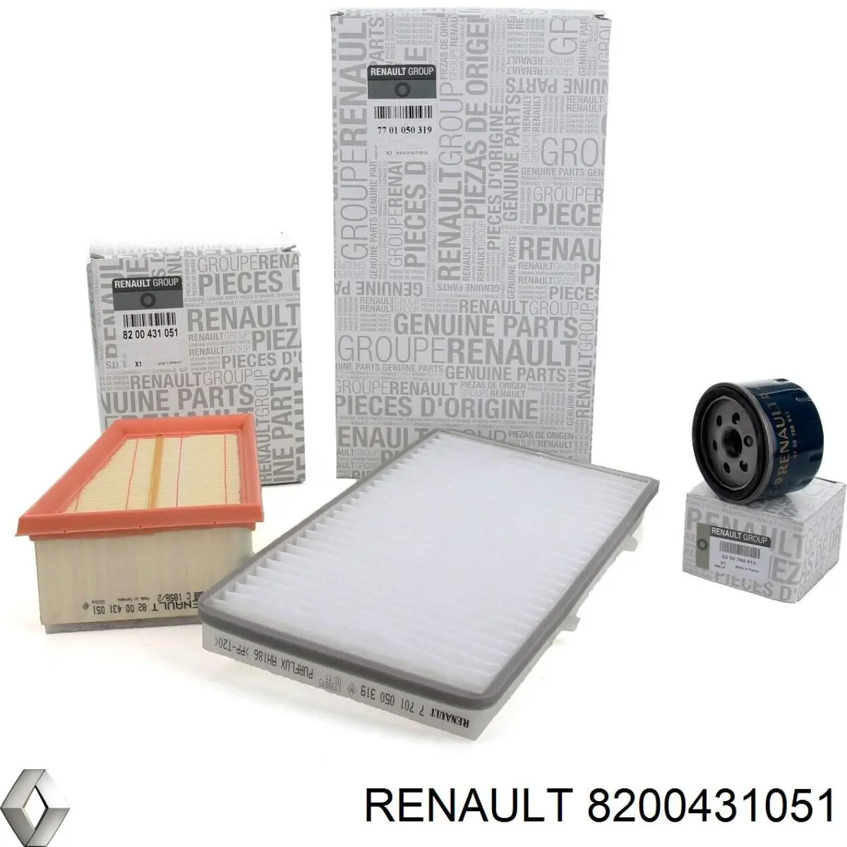 Повітряний фільтр 8200431051 Renault (RVI)