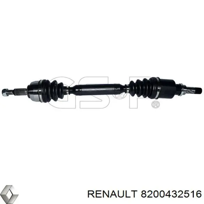 Привід передній лівий Renault (RVI) 8200432516 ціна, від 73.32 USD