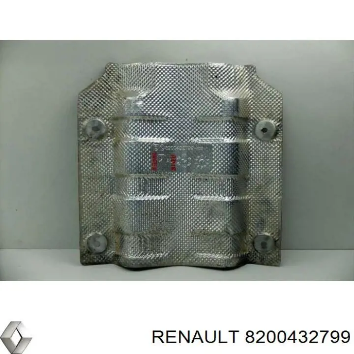 Захист (тепловий екран) вихлопної системи Renault SANDERO 2 (Рено Сандеро)