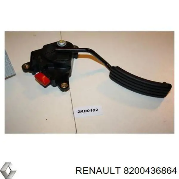 Педаль газу (акселератора) Renault Kangoo BE BOP (KW01) (Рено Канго)