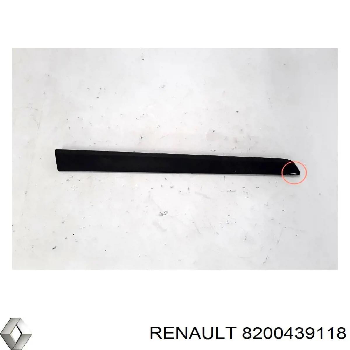 Молдинг заднього правого крила Renault (RVI) 8200439118 ціна, від 14.12 USD