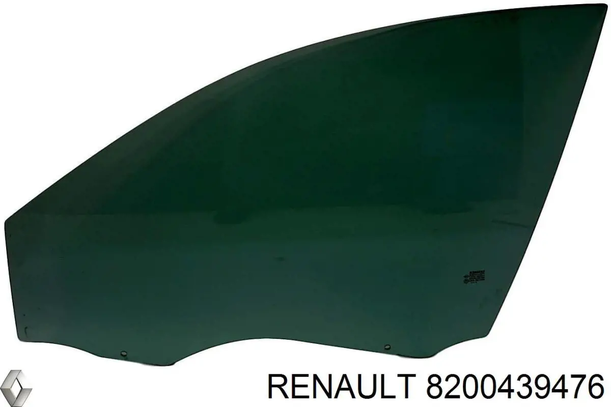 Скло-кватирка двері, задній, лівою 8200439476 Renault (RVI)