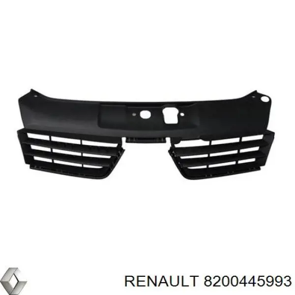 К-т решеток радиатора рено clio 3 06-> europe (rcl-40) на Renault Clio III 