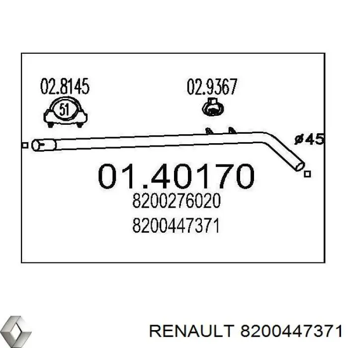  8200447371 Renault (RVI)