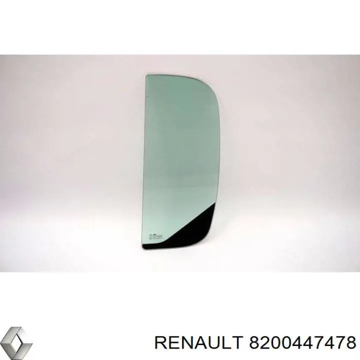 Скло задньої двері правої 8200447478 Renault (RVI)