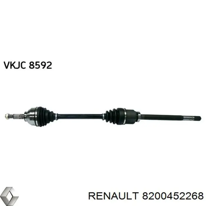8200452268 Renault (RVI) піввісь (привід передня, права)