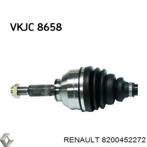 Привід передній лівий Renault (RVI) 8200452272 ціна, від 93.53 USD