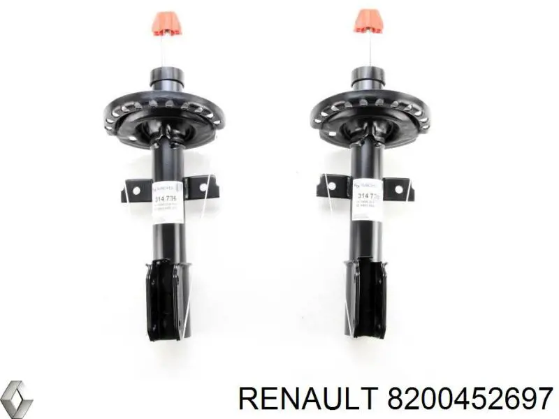 Купити 8200452697 Renault (RVI) Амортизатор передньої підвіски