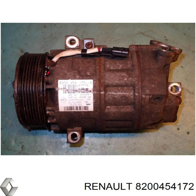 Компресор кондиціонера 8200454172 Renault (RVI)