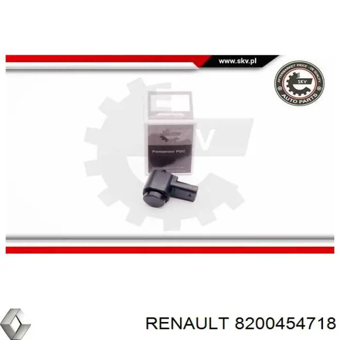 Купити 8200454718 Renault (RVI) Датчик сигналізації паркування (парктронік), передній