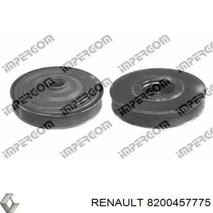 Шків колінвала (демпфер ) Renault (RVI) 8200457775 ціна, від 62.90 USD