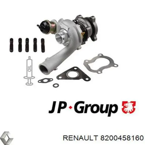 Турбіна Renault (RVI) 8200458160 ціна, від 236.79 USD