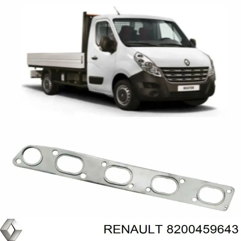8200459643 Renault (RVI) прокладка випускного колектора