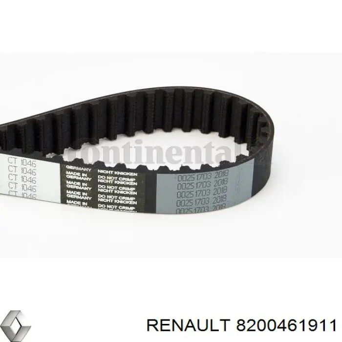 Купити 8200461911 Renault (RVI) Ремінь газорозподільного механізму