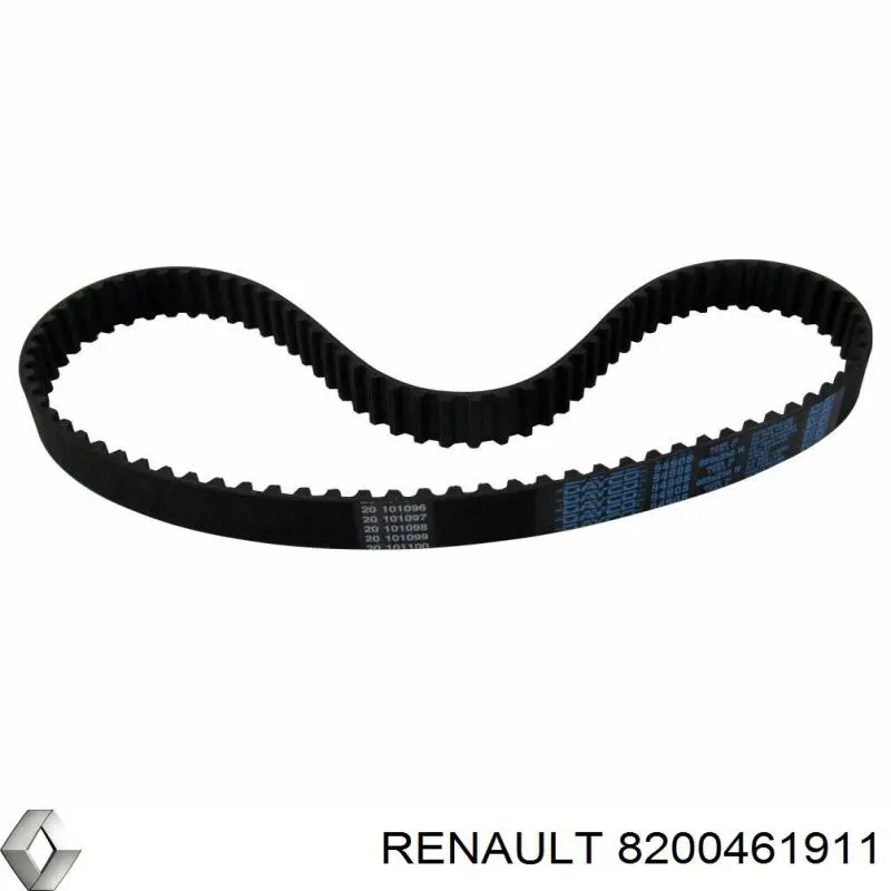 Зубчастий ремінь Renault (RVI) 8200461911 ціна, від 28.56 USD