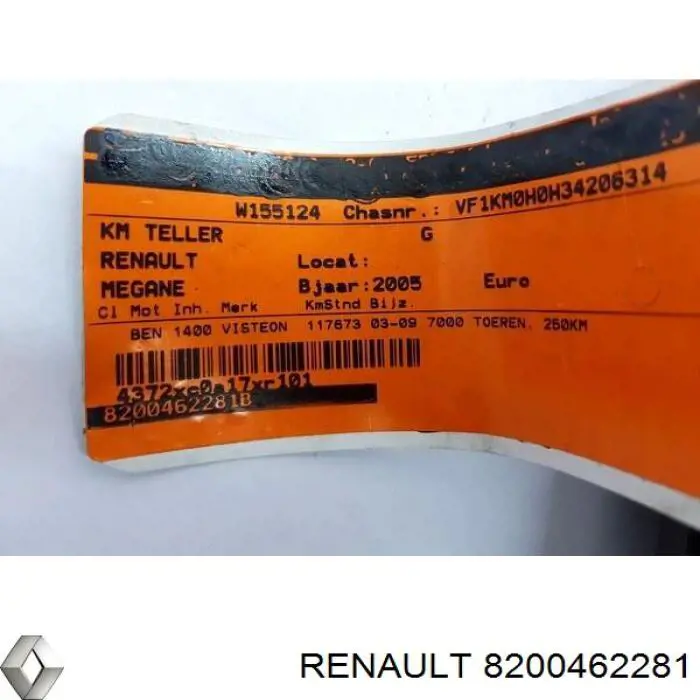 Купити 8200462281 Renault (RVI) Панель приладів