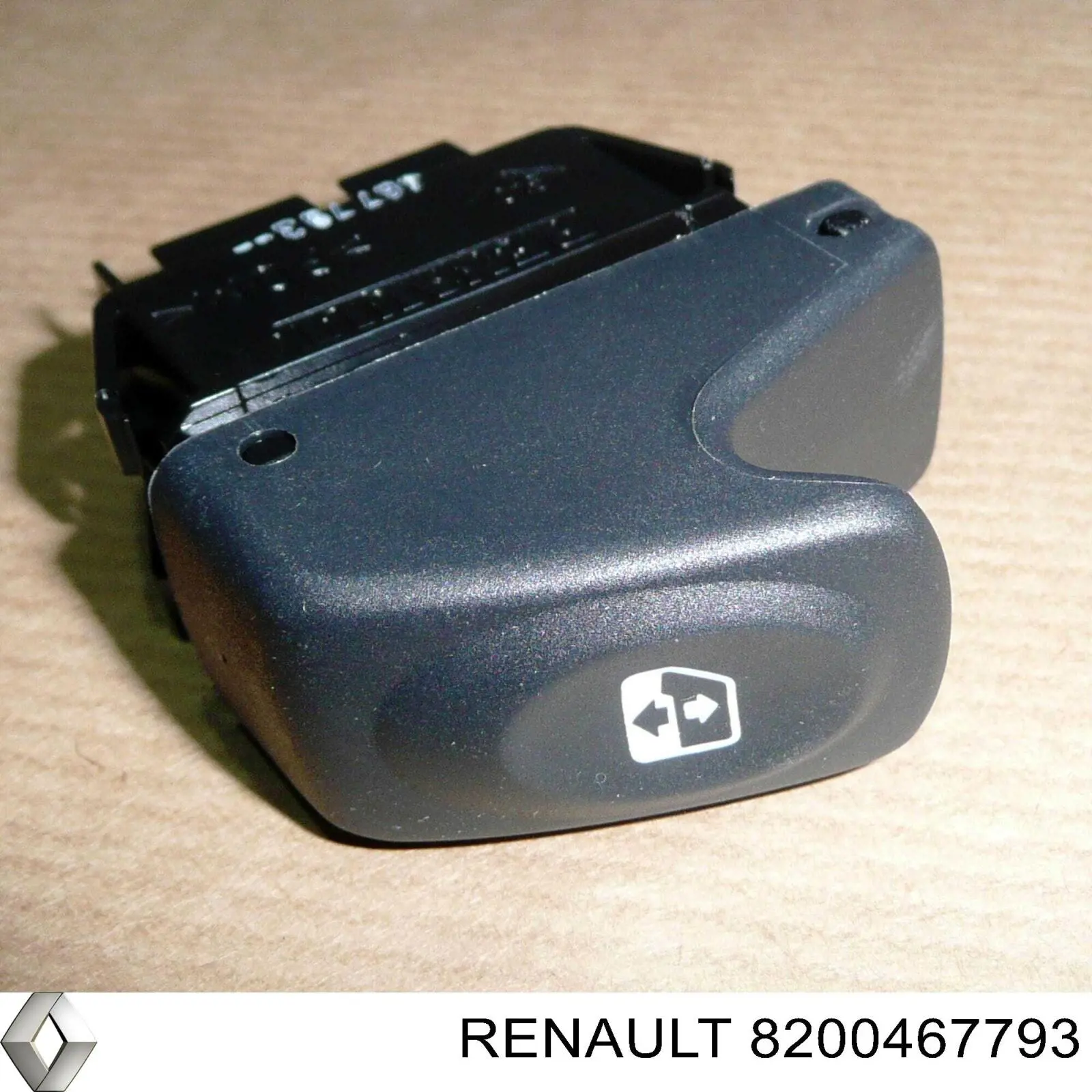 8200467793 Renault (RVI) кнопка вмикання двигуна склопідіймача задня