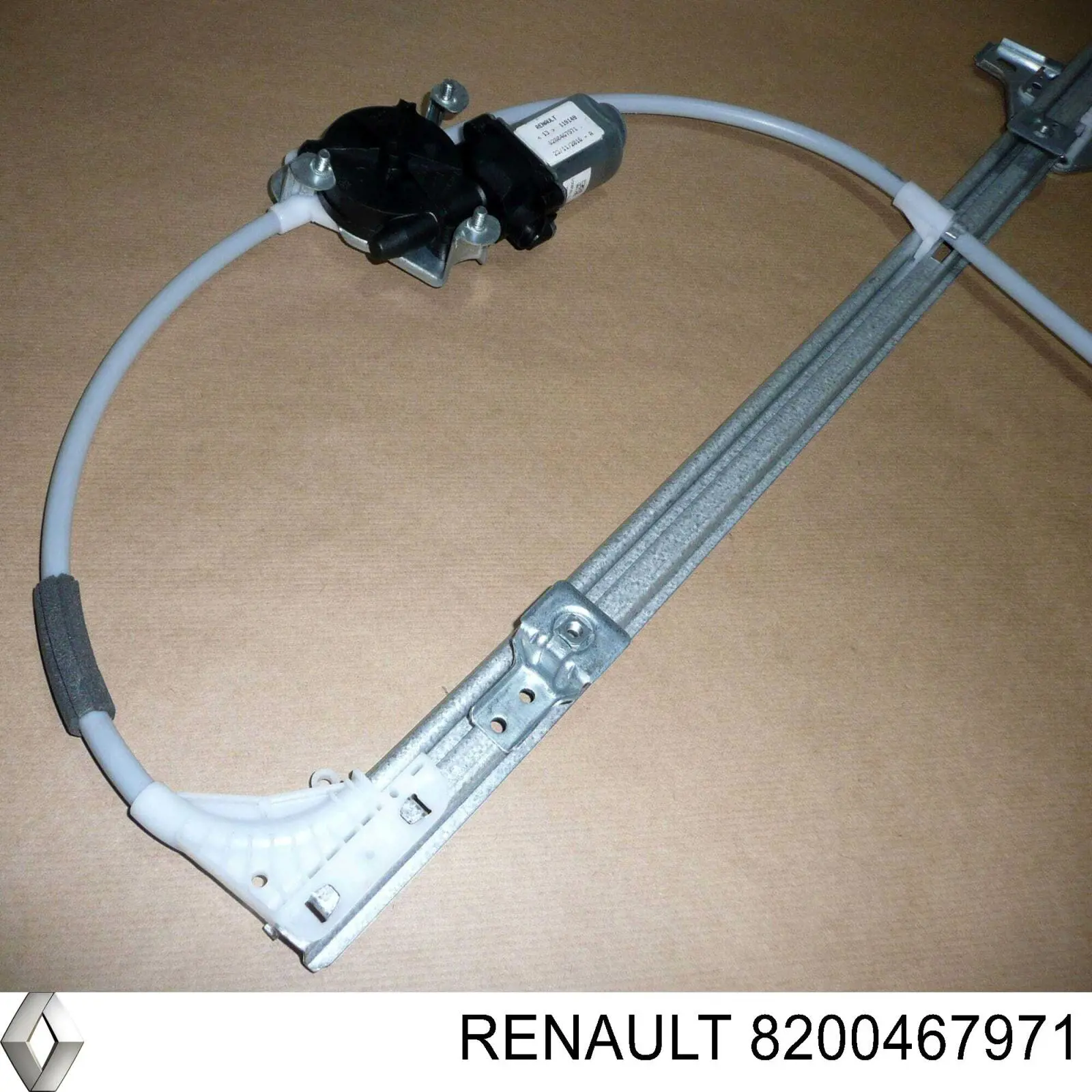 Механізм склопідіймача двері передньої, лівої 8200467971 Renault (RVI)